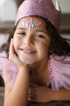 Discount Face Crystals Pink Unicorn Verkleedkleding|Sieraden