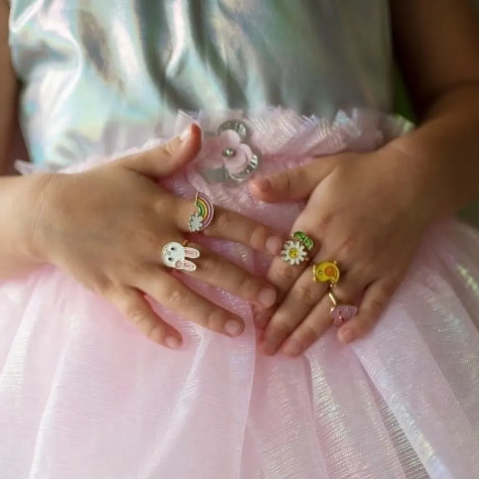 Best Spring Ring Bunny 3 Pcs Set Sieraden