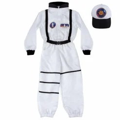 Verkleedkleding Astronaut (jumpsuit w/hat) size 5-6 Verkleedkleding