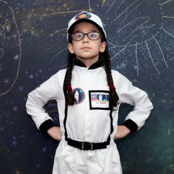 Verkleedkleding Astronaut (jumpsuit w/hat) size 5-6 Verkleedkleding