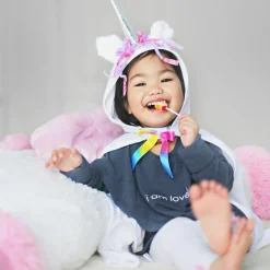 White Unicorn Cape 12-18M Verkleedkleding