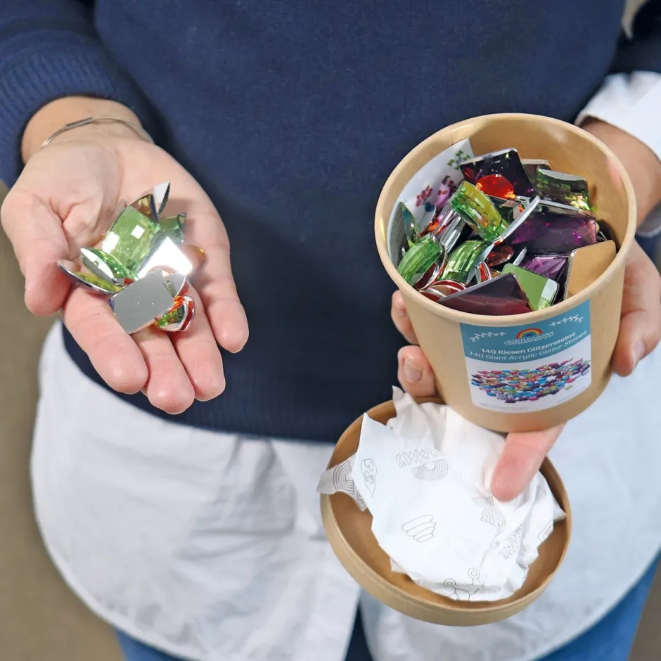 Hot Glitterstenen Groot set 140-delig 43097 Open Ended Play