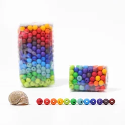 New Houten Gekleurde Kralen set 480-delig 10270 Open Ended Play