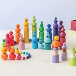 Hot Houten Regenboog Kralen set 36-delig 10240 Open Ended Play