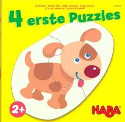 New 4 Eerste Puzzels Jonge dieren 2pcs Legpuzzels