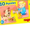 Hot 10 Puzzels Mijn Speelgoed 2pcs Legpuzzels
