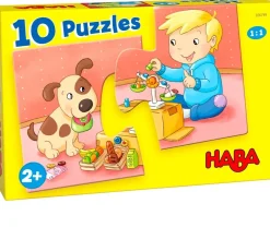 Hot 10 Puzzels Mijn Speelgoed 2pcs Legpuzzels