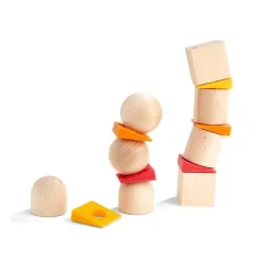 Hot 3D Compositiespel Blokken Scheve Torens Open Ended Play