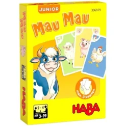 Best Kaartspel - Mau Mau Junior - Boerderij (Nederlands) Haba Spellen