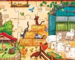 Sale Puzzels Boerderijdieren set 3-pcs Legpuzzels