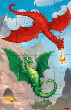 Clearance Puzzels Draken 24pcs set 2-delig Legpuzzels