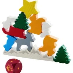 Sale Spel Dier op dier Het Kerststapelspel Haba Spellen