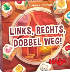 Discount Spel  Links, rechts, dobbel weg! (Nederlands) Haba Spellen