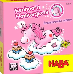 Sale Supermini Spel - Eenhoorn Flonkerglans - Betoverende memo (NL) Haba Spellen