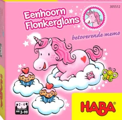 Sale Supermini Spel - Eenhoorn Flonkerglans - Betoverende memo (NL) Haba Spellen