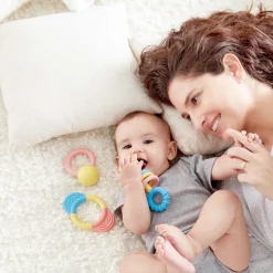 Outlet Bijtring en Rammelaar Set Babyspeelgoed|Kraamcadeaus