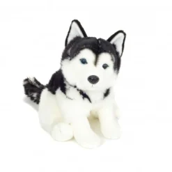 Online Knuffel Hond Husky Zittend 30cm Hermann Teddy Collection