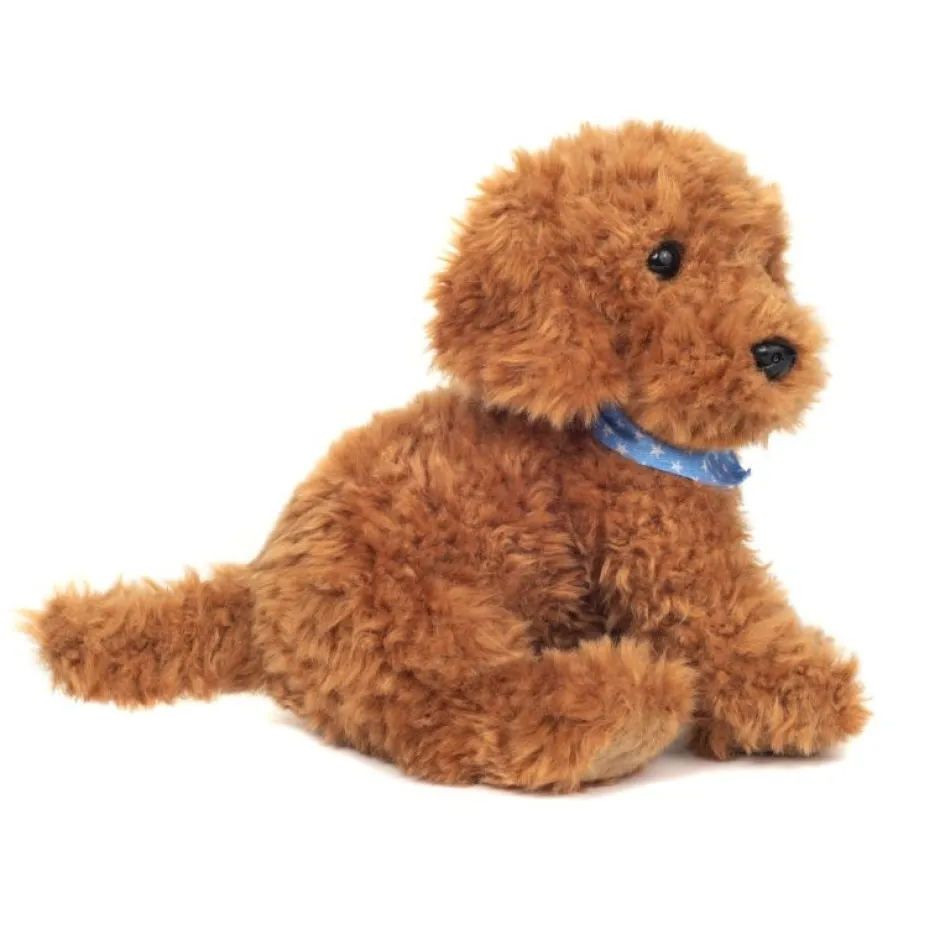 Knuffel Hond Goldendoodle Zittend 30cm Hermann Teddy Collection