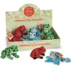 Hot Knuffel Kikker Rood, Groen of Blauw Hermann Teddy Collection