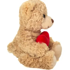 Knuffel Teddybeer met Hartje Beige 20 cm Hermann Teddy Collection