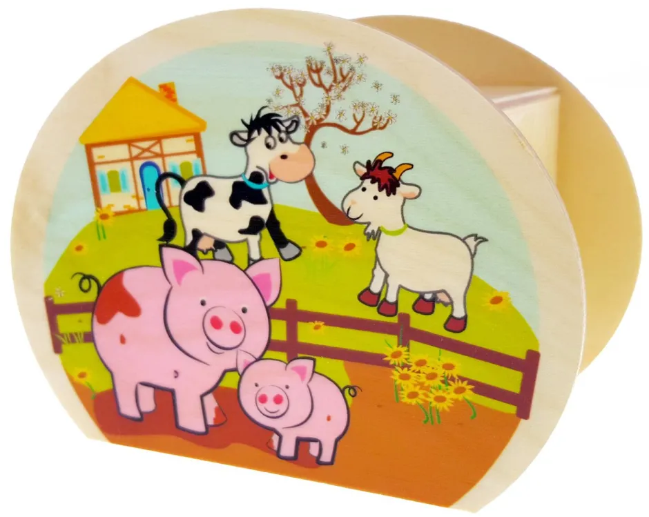 Online Spaarpot Boerderij Hout Spaarpotten