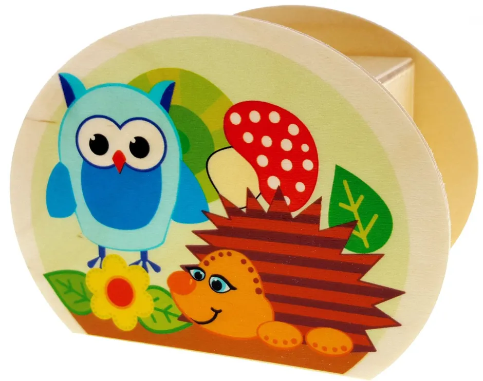 Sale Spaarpot Bosdieren Hout Spaarpotten