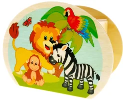 Online Spaarpot Jungledieren Hout Spaarpotten
