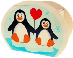 Hot Spaarpot Pinguïn Hout Spaarpotten