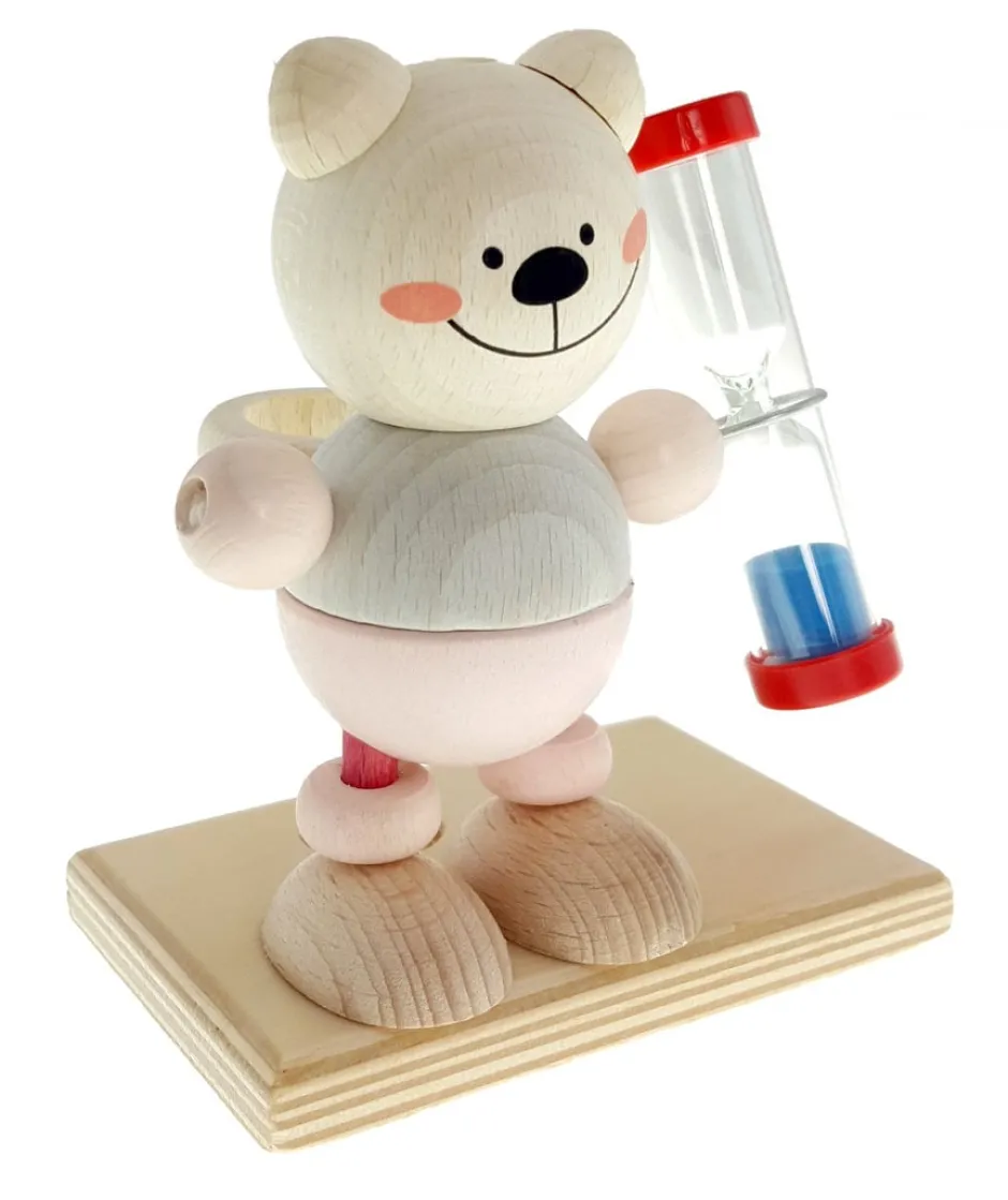 Hot Tandenpoetsklok Beer Hout Kleine Cadeautjes|Kleine Cadeaus