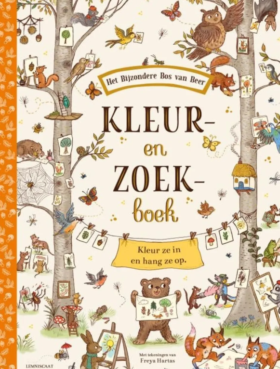 Outlet Het Bijzondere Bos van Beer Kleur- en Zoekboek Kleurboeken
