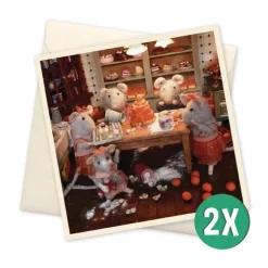 Discount Het Muizenhuis Kaarten Party Set 10-delig Wenskaarten