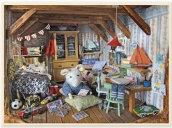 Hot Het Muizenhuis Puzzel Sam's Slaapkamer 200pcs Legpuzzels