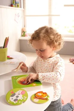 Online Houten puzzel Boerderijdieren Houten Puzzels