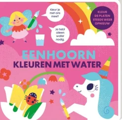 Hot Kleuren met Water Eenhoorn Creatief|Kleurboeken