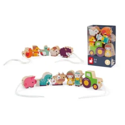 Online Rijgkralen Boerderij Set Hout Creatief