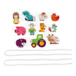 Online Rijgkralen Boerderij Set Hout Creatief