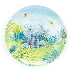 Hot Bord Olifant Cant Fly Melamine Kinderservies|Kraamcadeaus