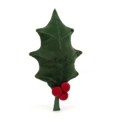 Clearance Knuffel Blad Woodland Holly Leaf Kerst