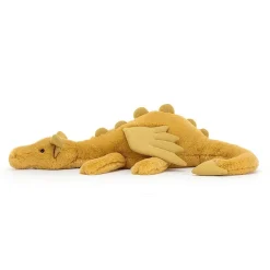 New Knuffel Draak Golden Dragon Huge Beautifully Scrumptious