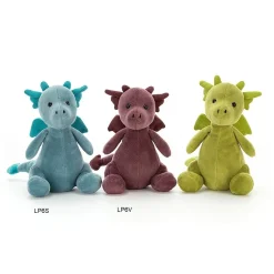 Best Knuffel Draak Little Puff Sapphire Little Legs