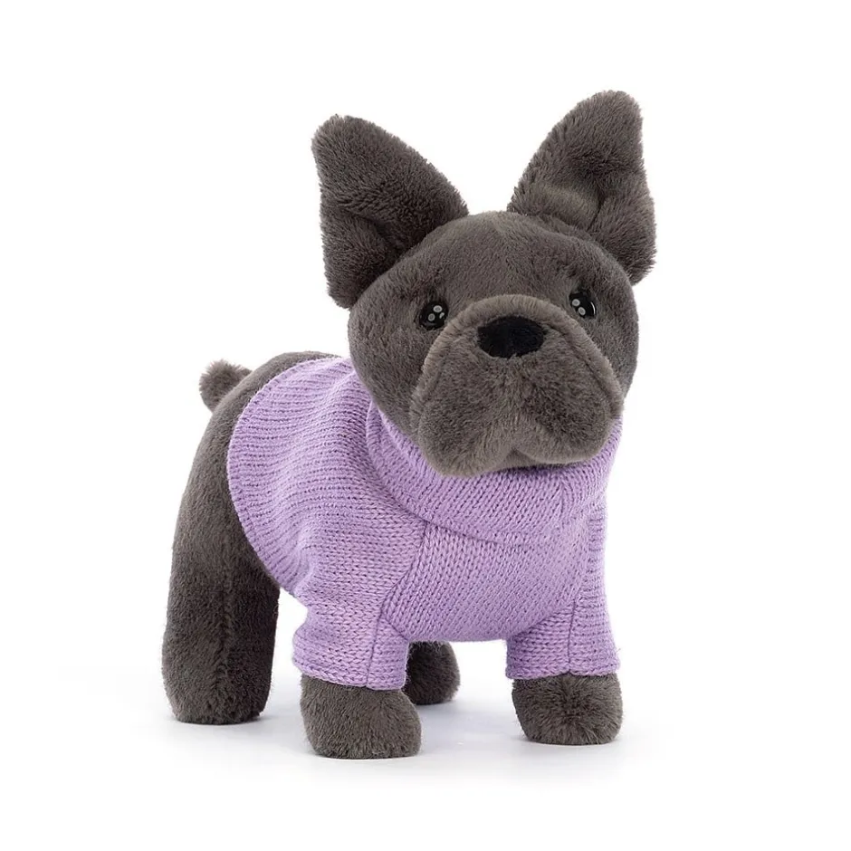 Clearance Knuffel Hond Sweater French Bulldog Purple Dressed To Impress