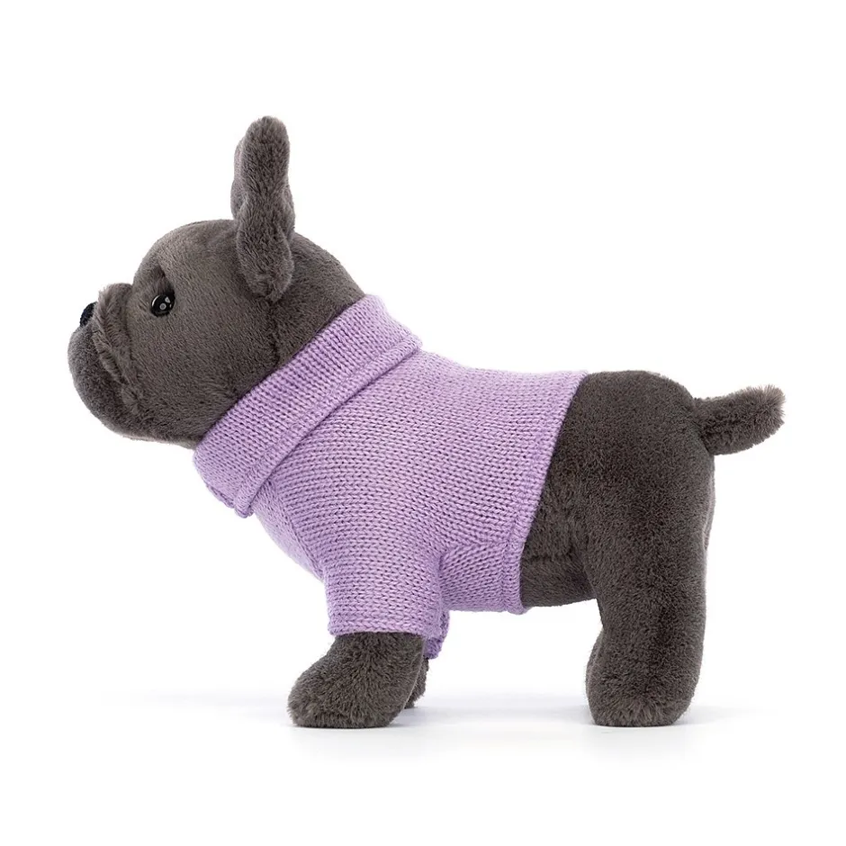 Clearance Knuffel Hond Sweater French Bulldog Purple Dressed To Impress