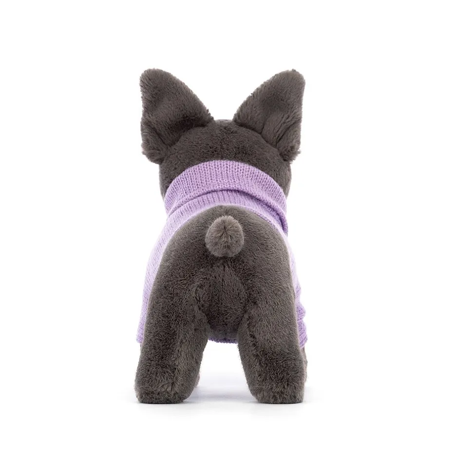 Clearance Knuffel Hond Sweater French Bulldog Purple Dressed To Impress