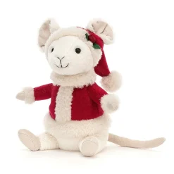 Clearance Knuffel Muis Merry Mouse Kerst