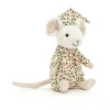 New Knuffel Muis Merry Mouse Bedtime Kerst