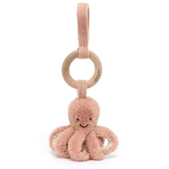 Discount Knuffel Rammelaar Inktvis Odell Octopus Wooden Ring Toy Babyspeelgoed|Kraamcadeaus