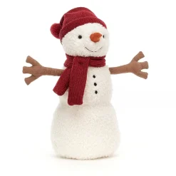 New Knuffel Sneeuwpop Teddy Snowman Large Kerst
