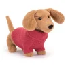 Clearance Knuffel Sweater Sausage Dog Pink Dressed To Impress