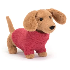 Clearance Knuffel Sweater Sausage Dog Pink Dressed To Impress
