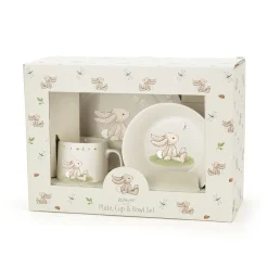 Servies Set Bashful Bunny Kom, Kopje en Bord Kinderservies